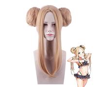 FGO Fate Grand Order Abigail Williams Cosplay peluca 40 cm bollos trenza Lolita lindo peinado pelo sintético para fiesta de Halloween