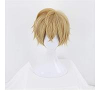 FGO Fate Grand Order Gawain Caballeros de la Mesa Redonda Peluca de Cosplay Lino Corto Pelo Sintético Traje de Anime Juego de Rol Pelucas KUMZ9379