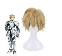 FGO Fate Grand Order Gawain Pelucas de Cosplay Corto Rubio Pelo Sintético Traje de Carnaval Juego de Rol Peluca Hombres MZ1232