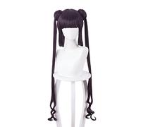 FGO Fate Grand Order The Imperial Concubine Yang Cosplay Long Deep Purple Heat Resistant Synthetic Hair+ Wig Cap Halloween