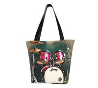 FGPkjh Bolsa de hombro ligera con estampado de tambor de jazz, para salidas de verano, viajes, senderismo, trabajo, uso casual