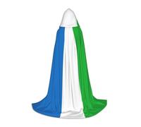 FGPkjh Capa con capucha con estampado de la bandera de Sierra Leona, disfraz de carnaval, eventos para celebraciones, viajes al aire libre