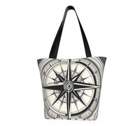 FGPkjh Law of the Compass Navigation 1 - Bolsa de hombro ligera con estampado de la leyes de la brújula para salidas de verano, viajes, senderismo, trabajo, uso casual