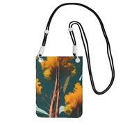 FGPkjh National Parks Sunshine Trees - Bolso cruzado para teléfono, resistente al agua, para mujeres y hombres, accesorio de viaje para correr, Black, Talla única