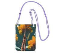 FGPkjh National Parks Sunshine Trees - Bolso cruzado para teléfono, resistente al agua, para mujeres y hombres, accesorio de viaje para correr, Purple, Talla única