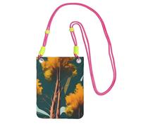FGPkjh National Parks Sunshine Trees - Bolso cruzado para teléfono, resistente al agua, para mujeres y hombres, accesorio de viaje para correr, fucusia, Talla única