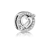 FGT Reflexions Series - Abalorio de plata de ley con diseño de árbol genealógico, trébol, luna, estrella, flecha, corazón, regalo para mamá, mujeres, hermanas, niñas, nieta, hija, día de la madre