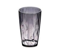 FGUJSUR 6pcs Unbreakable Drinking Glasses 490ml Shatterproof Water Tumblers Reusable Fruit Juice Beer Champagne Cup for Bar(Light for Grey)