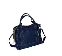 FGUJSUR Bolsos de hombro mezclilla con diseño hilo for mujer, bolsos mano informales y portátiles for chicas universitarias, for ir al trabajo, bolso cruzado Retro for(Color 2)