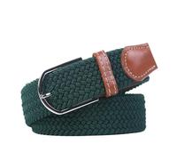 FGUJSUR Cinturones Hombre Lona Cinturón elástico tejido informal de moda for mujer, for deportes al aire libre, escalada, trabajo, pantalones vaqueros unisex(Color-07)