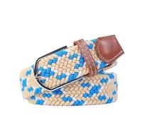 FGUJSUR Cinturones Hombre Lona Cinturón elástico tejido informal de moda for mujer, for deportes al aire libre, escalada, trabajo, pantalones vaqueros unisex(Color-29)