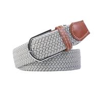 FGUJSUR Cinturones Hombre Lona Cinturón elástico tejido informal de moda for mujer, for deportes al aire libre, escalada, trabajo, pantalones vaqueros unisex(Color-08)