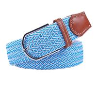 FGUJSUR Cinturones Hombre Lona Cinturón elástico tejido informal de moda for mujer, for deportes al aire libre, escalada, trabajo, pantalones vaqueros unisex(Color-24)