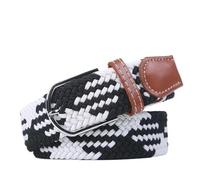 FGUJSUR Cinturones Hombre Lona Cinturón elástico tejido informal de moda for mujer, for deportes al aire libre, escalada, trabajo, pantalones vaqueros unisex(Color-18)