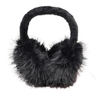FGUJSUR Fashion Soft Ear Warmer Winter Earmuffs For Women Men Solid Color Earflap Outdoor Cold Protection Ear-Muffs Cover(A-black)