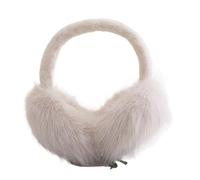 FGUJSUR Fashion Soft Ear Warmer Winter Earmuffs For Women Men Solid Color Earflap Outdoor Cold Protection Ear-Muffs Cover(A-beige)