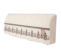 FGUJSUR Funda Cabecero Funda De Cabecera Acolchada Paquete Suave Curvo Respaldo Renovación Todo Incluido Universal Y Simple(White,200cm)