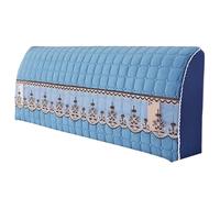 FGUJSUR Funda Cabecero Funda De Cabecera Acolchada Paquete Suave Curvo Respaldo Renovación Todo Incluido Universal Y Simple(Lake Blue,190cm)
