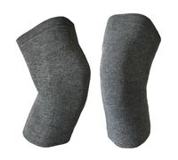 FGUJSUR Knee Support Leg Warmers 1 Pair Winter Warm Pads For Women Men Old People(Grey)