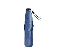 FGUJSUR Paraguas Sol Paraguas Ultraligero De 6 Varillas Vinilo, Protector Solar, Plegable, Portátil, For Niña(Fog blue)