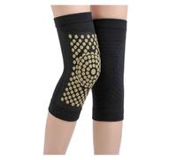 FGUJSUR Self Heating Support Knee Pad Brace Warm For Pain Relief Injury Recovery Belt Massager Leg Warmer(Black)