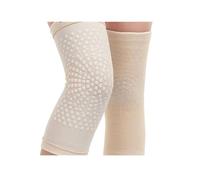 FGUJSUR Self Heating Support Knee Pads Brace Warm For Pain Relief Injury Recovery Massager Leg Warmer(Beige Knee Pads,XL-Weight 75-95KG)