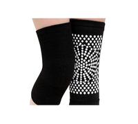 FGUJSUR Self Heating Support Knee Pads Brace Warm For Pain Relief Injury Recovery Massager Leg Warmer(Black Knee Pads,L for Weight 60-75KG)