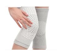 FGUJSUR Self Heating Support Knee Pads Brace Warm For Pain Relief Injury Recovery Massager Leg Warmer(Gray Knee Pads,L for Weight 60-75KG)