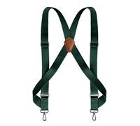 FGUJSUR Tirantes Hombre Tirantes elásticos ajustables for pantalones de trabajo, alta resistencia, 3,5 cm ancho, con espalda en X y 2 ganchos laterales(Color 2)