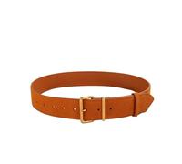 FGUJSUR Trendy 4.3cm Wide Women Belt Classic Gold Buckle Skinny Waistband Vintage For Dresses & Coat(Brown B)