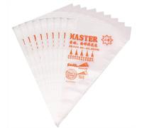 FGUUTYM 100 mangas pasteleras desechables grandes y gruesas sin punta y mangas pasteleras para decorar galletas y cupcakes exprimidor de acero inoxidable (A, talla única)