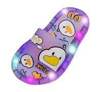 FGUUTYM Chanclas de baño para niña niño, chanclas de baño, luz sobre LED, chanclas de baño, súper suaves, súper ligeras, antideslizantes, sandalias de bebé, zapatos para niños, zapatillas para