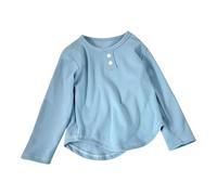 FGUUTYM Children's Base Layer Comfortable Clothes Spring Autumn Winter Boys Girls Long Sleeved T Shirt Kinder T Shirt Weis, Violeta Claro, 5 años