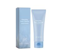 FGUUTYM Espuma limpiadora facial hidratante con extractos de frutas, limpiador hidratante, reparación calmante, mejora la sequedad, delicada y (azul cielo, talla única)