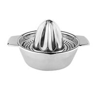 FGUUTYM Exprimidor de limones de acero inoxidable naranja, prensa de cocina, prensa manual, cocina de acero manual, para comedor y bar, exprimidor eléctrico pequeño (plateado, talla única)