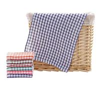 FGUUTYM Juego de 4 paños de cocina absorbentes para lavar platos, 35,4 x 35,4 cm, paños de algodón, paños de cocina Way Products (z01A Navy, talla única)