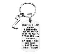 FGUUTYM Llavero con texto en inglés «Vergiss I Letters to Keychain Love Never My Ornaments» -in-Law Christmas 26 You Llavero Claas Tractor Llavero (Z, Talla única)