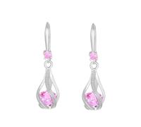 FGUUTYM Pendientes de gota de plata de ley 925 para mujer, pendientes colgantes de oro de moda, pendientes de boda, joyas para novias, pendientes antiguos, talla única, Sin piedra preciosa