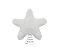 FGUUTYM Punta de árbol de Navidad de cinco puntas estrella decoración atmósfera navideña carcasa accesorios de diseño de árbol de Navidad primavera estrella de cinco puntas tema decoración de fiesta
