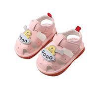 FGUUTYM Sandalias de bebé para niño y niña, lindas sandalias informales para aprender a andar cerradas, cómodas y ligeras, zapatos de playa, sandalias para niños pequeños, sandalias deportivas