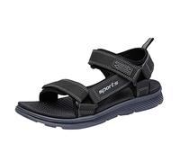 FGUUTYM Sandalias planas para hombre, moda y cómoda, con fondo suave, sandalias de playa, sandalias suaves, zapatos de bádminton para hombre 43, gris, 42 EU