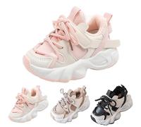 FGUUTYM Zapatillas de deporte para niños y niñas, para todo el año, antideslizantes, con acolchado de aire, ligeras, de malla, zapatos para interiores, para niños, para caminar al aire libre, con