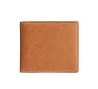 FGVGWRGV Cartera Corta de Cuero Vintage for Hombre, Billetera de Cuero Suave con Clip for Dinero de Vaca, Monedero