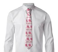 Fgwaauh Corbata clásica de seda para hombre, diseño de corazón y árboles, para el día de San Valentín, para hombre, accesorio para boda, formal, fiesta informal