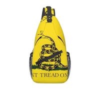 Fgwaauh Dont Tread On Me - Mochila cruzada grande para viajes, senderismo, pecho para mujeres y hombres, talla única