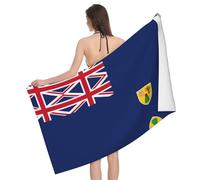 Fgwaauh Flag Of The Turks and Caicos Islands - Toallas de baño jumbo de microfibra de 32 x 52 pulgadas, ultra suaves, toallas gruesas de gran tamaño, súper absorbentes