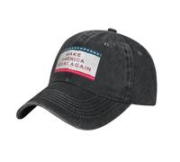 Fgwaauh Make America Great Again - Gorra de béisbol ajustable de algodón para papá, unisex, para exteriores, estilo vintage, Negro, Talla única