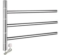 FGXHHS Toallero eléctrico de Pared Giratorio 180° de Acero Inoxidable, radiador de baño de Baja Potencia.