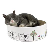 FGXY Rascador para gatos, poste rascador de cartón, rascador corrugado, forma de cuenco redondo hundido, nido para dormir, 33 x 6 cm