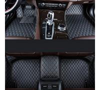 FGYLS Coche Alfombrillas para Mazda CX-9 2007-2024,Cuero Foot Pads Alfombras Impermeable Antideslizantestipo Protección Car Mats Moqueta,D Black